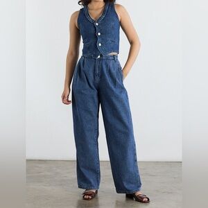 NWOT Damson Madder Sailor Jeans in Vintage Wash UK 18 / US 14